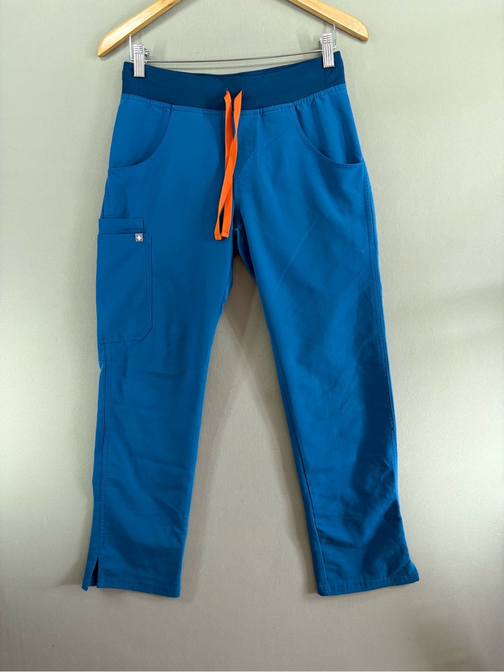 FIGS Womens Scrub Pants Navy Blue Jogger Nurse Stretch Size XS